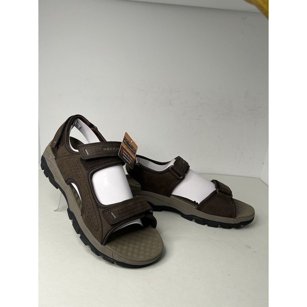 New Skechers Mens Relaxed Fit Tresmen Garo Chocolate Sz 12